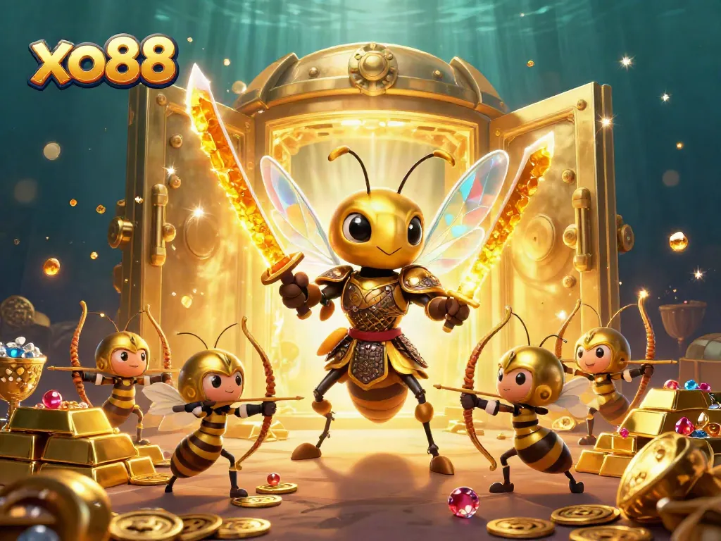 Experience winning strategies with the immersive xo88 fantasy casino scene featuring golden treasures and dynamic gameplay elements.