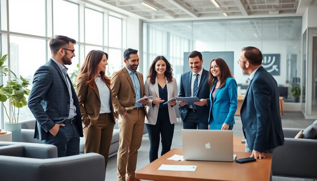 Der Headhunter IT analysiert Bewerbungen in einem modernen Büro.
