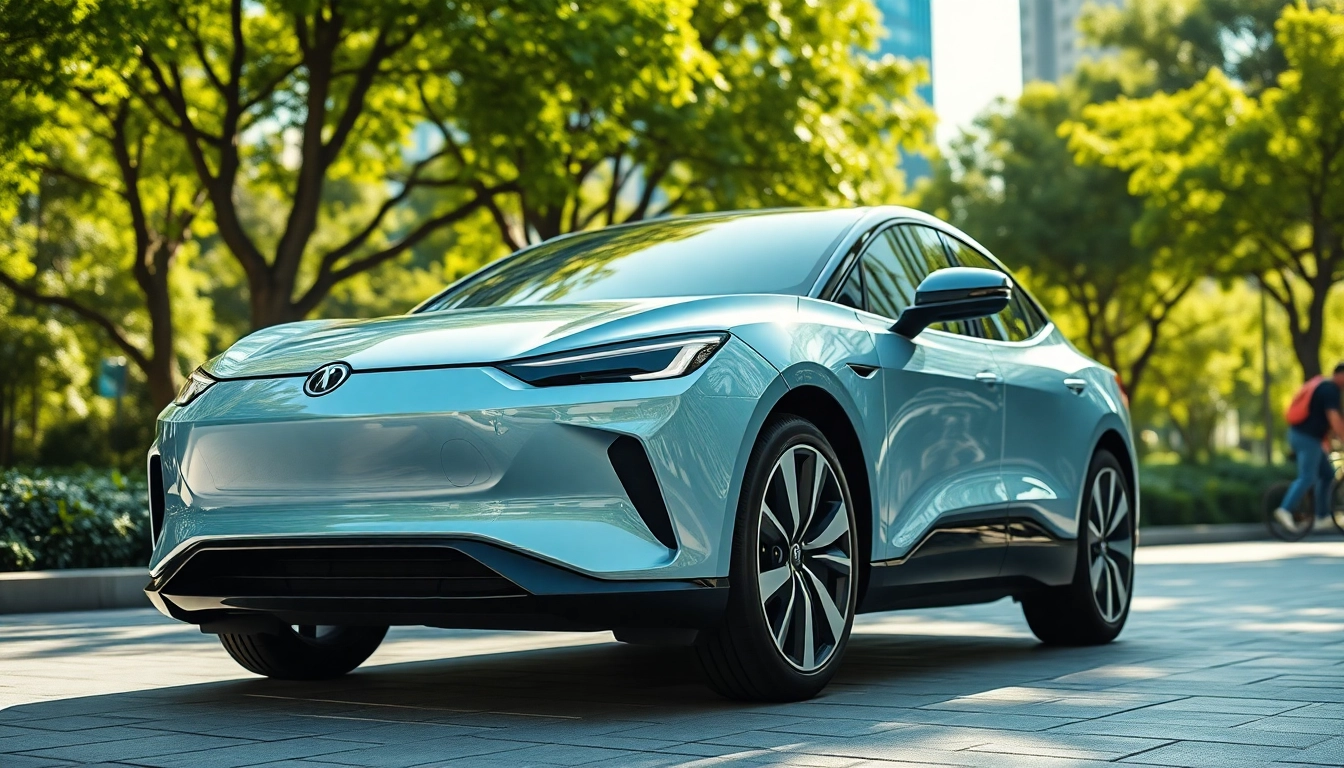Elektroautos in modern urban settings, showcasing their sleek design and eco-friendly technology.