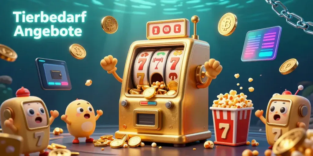 Die Spielautomaten gewährleisten mit den besten Tierbedarf Angeboten Freude mit Goldmünzen und Animationen.
